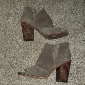 Vince Camuto cut out booties